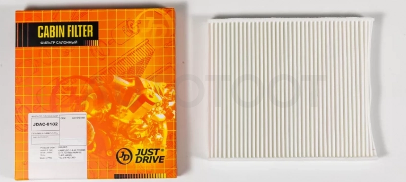 Фильтр салонный - Артикул JDAC0182 - Производитель Just Drive - Фото, Отзывы, Цены