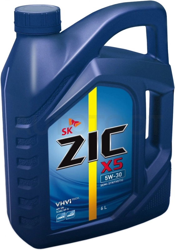 5W-30 SN 4л масло моторное ZIC X5 полусинтетика