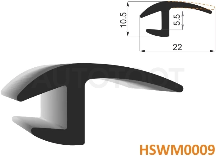 Молдинг универсальный (22mm) - бухта 30 м.(цена за 1метр) - Артикул HSWM0009 - Производитель Hosu - Фото, Отзывы, Цены
