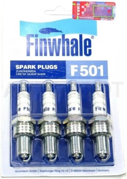Свеча зажигания Finwhale (комплект 4шт)