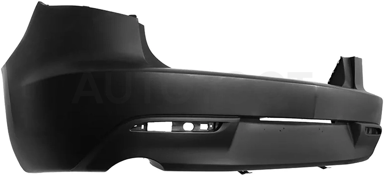 Бампер задний Mazda 3 08-11 / Axela 09-11 (Под одну трубу/ 4D SED)