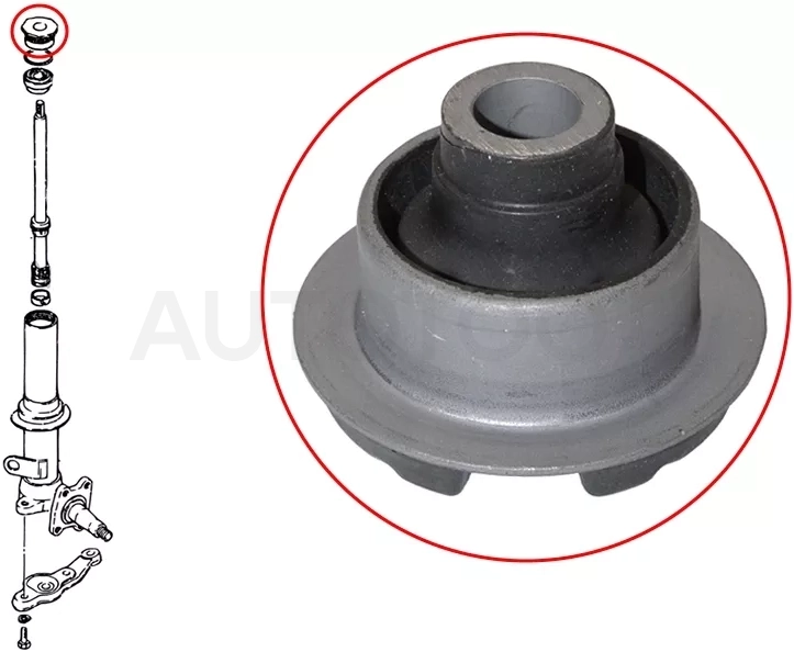 Сайлентблок Toyota Land Cruiser (J100) 98-07 / Lexus LX 98-07 / Toyota Land Cruiser Cygnus 98-07