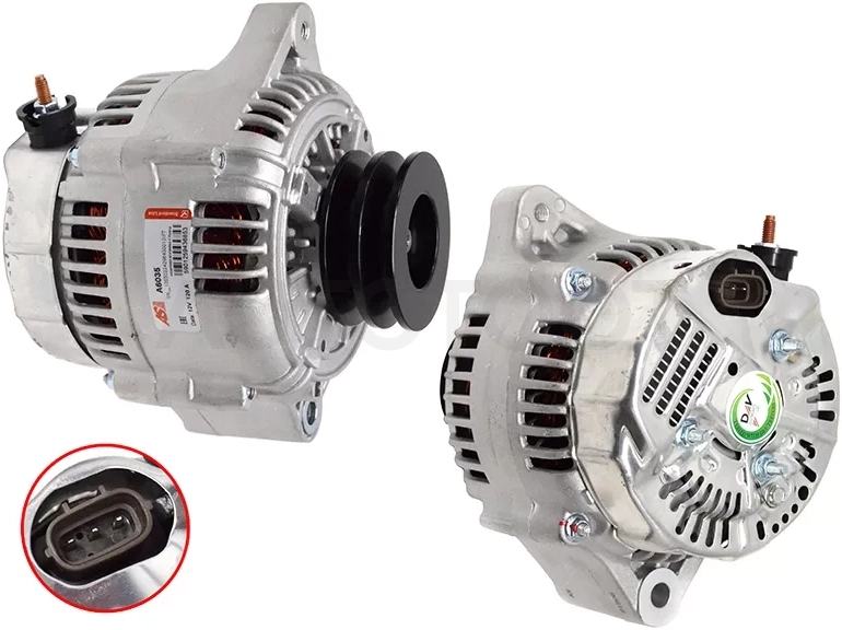 Генератор TOYOTA LAND CRUISER 100 4,2 1HDFTE 98- 12V 120A