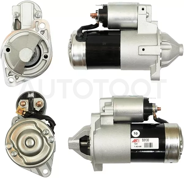Стартер Chery Tiggo T11 05-13 / Hyundai Santa Fe 00-06 / Sonata 98-13 / Kia Optima 00-05 / Mitsubishi Lancer 02-10 / Outlander 02-09 / Chrysler Sebring 00-06 / Hyundai Accent 99-12 / Trajet 99-08 / Kia Magentis 00-06 / Mitsubishi Airtrek 01-05 / Chariot G