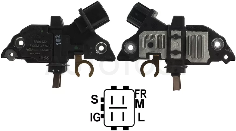 Реле-регулятор напряжения генератора TOYOTA AVENSIS 00-08/COROLLA 03-09/Hiace #H1#/#H2# 2.5D 01- 2KDFTV