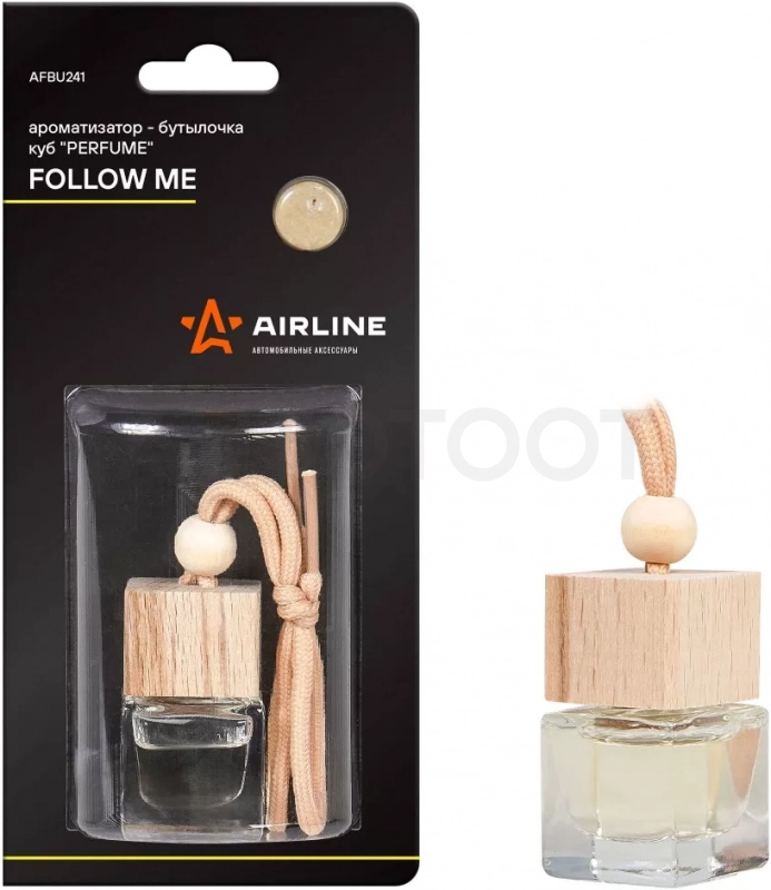 Ароматизатор-бутылочка куб "Perfume" FOLLOW ME - Артикул AFBU241 - Производитель Airline - Фото, Отзывы, Цены