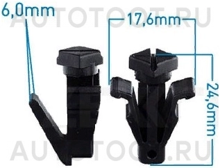 Клипса -KJ614 Masuma для NISSAN QASHQAI, NISSAN AD, NISSAN ALMERA, NISSAN AVENIR, NISSAN BASSARA, NISSAN BLUEBIRD, NISSAN BLUEBIRD SYLPHY, NISSAN CUBE, INFINITI FX35/45, INFINITI G35, INFINITI QX4, IN