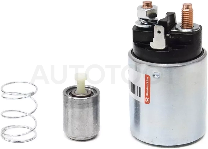 Втягивающее реле стартера MAZDA 323/SUZUKI SX4/NISSAN MARCH K10 82-91 (2 креп.отв.)