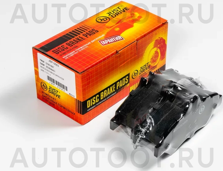 Колодки тормозные дисковые задние GDB1697 - Артикул JBP0683 - Производитель Just Drive - Фото, Отзывы, Цены