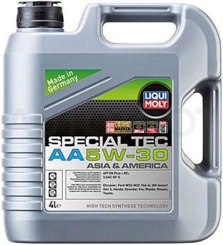 Масло моторное синтетическое Special Tec AA 5W-30 4л - Артикул 7516 - Производитель Liqui Moly - Фото, Отзывы, Цены
