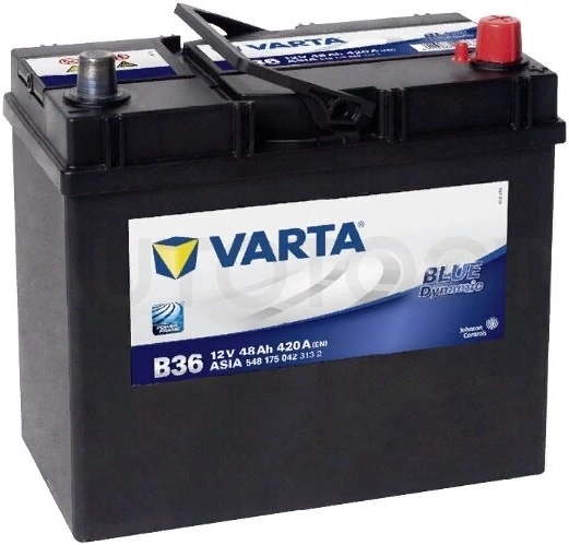 Аккумулятор VARTA 48Ah 420A обратная полярность(-+)