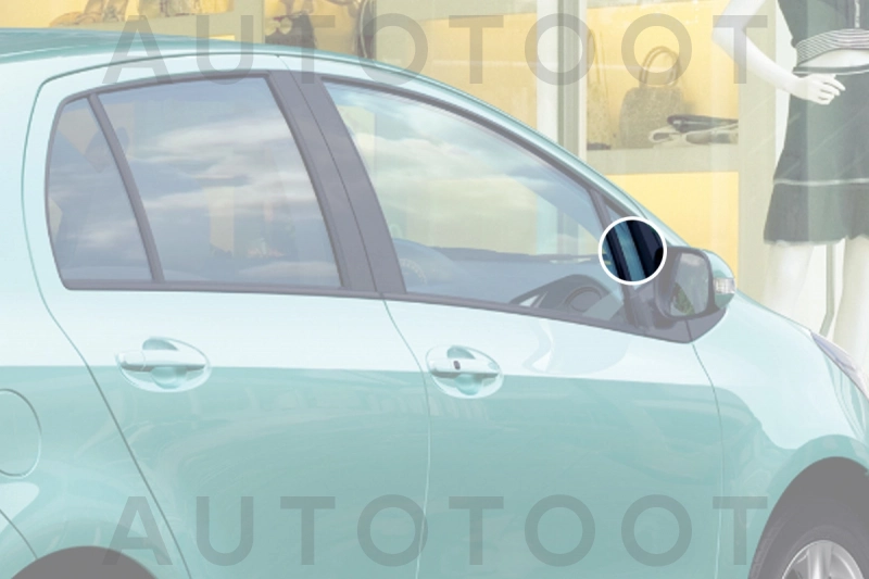 Стекло форточки (уголок) переднее правое -  для TOYOTA VITZ, TOYOTA YARIS