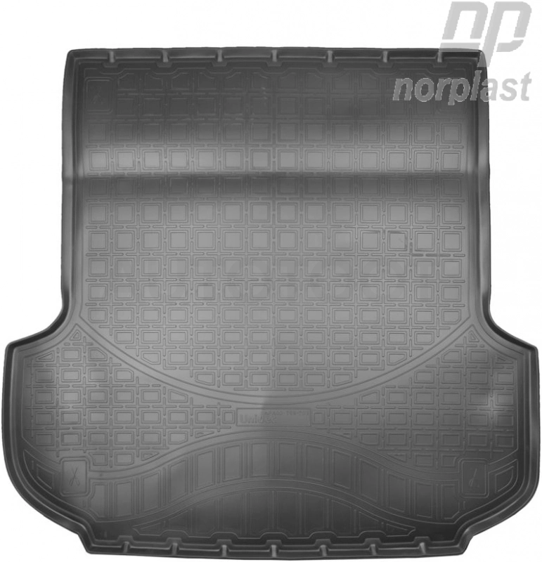 Коврик в багажник NORPLAST, черный, полиуретан