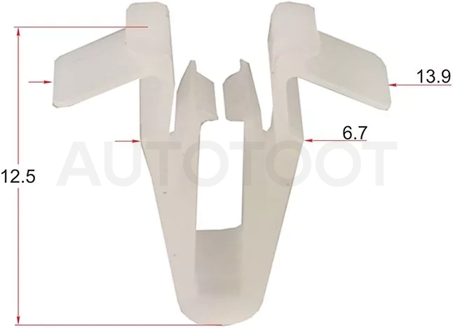 Клипса молдинга TOYOTA/LEXUS (Продажа по 10шт) - Артикул STKJ2348 - Производитель Sat - Фото, Отзывы, Цены