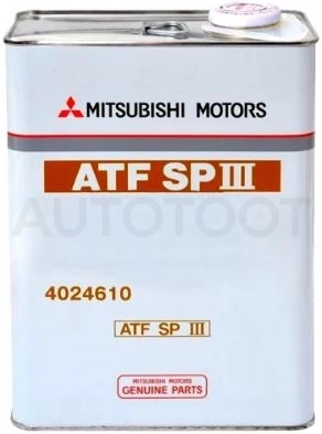 Масло трансмиссионное полусинтетическое Mitsubishi DiaQueen ATF SP-III 4л - Артикул 4024610 - Производитель Mitsubishi - Фото, Отзывы, Цены