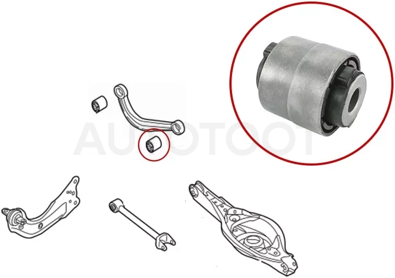 Сайлентблок Mazda 3 13-19 / 6 12 - Артикул STKD3528450 - Производитель Sat - Фото, Отзывы, Цены