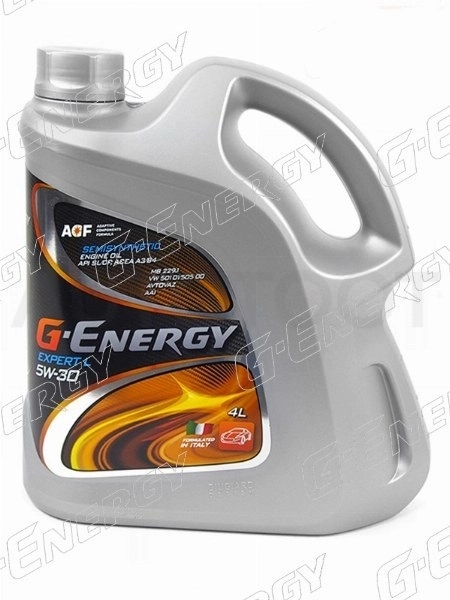 5W-30 масло моторное полусинтетическое G-Energy Expert L SL/CF, A3/B3/B4 4л
