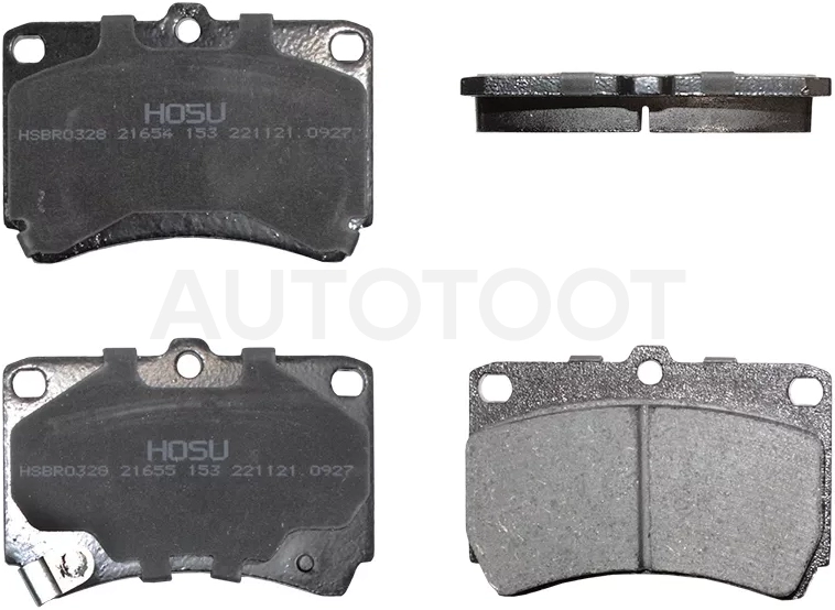 Колодки тормозные (Спереди) Kia Rio 00-05 / Mazda Demio 96-02 / 121 91-96 / 2 02-07 / 323 89-03