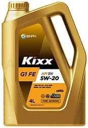 5W-20 KIXX G1 SN PLUS Масло моторное синтетика 4л (G1 FEx 5W-20)
