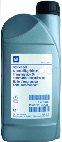 ATF Трансмиссионное масло General Motors 3309 - Артикул 93160393 - Производитель General Motors - Фото, Отзывы, Цены