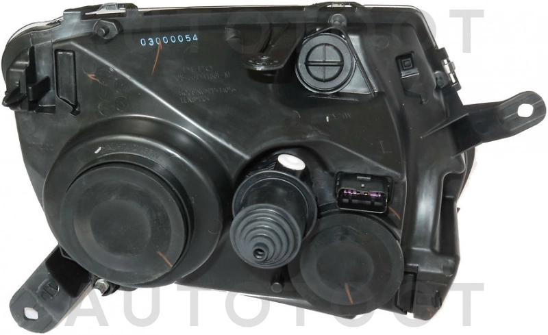 Фара левая (под корректор, внутри черная) -ST5511186LLDEM2 Sat для RENAULT DUSTER