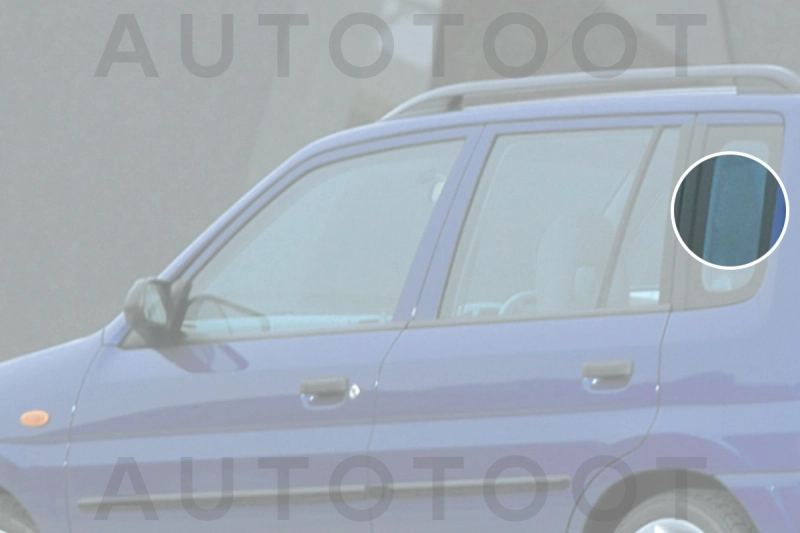 Стекло багажника боковое заднее левое -  для MAZDA 2 (DEMIO)