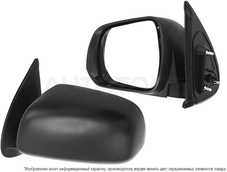 Зеркало Toyota Hilux Pick Up 04-08 / Fortuner 04-08 (Слева/ Механическое)