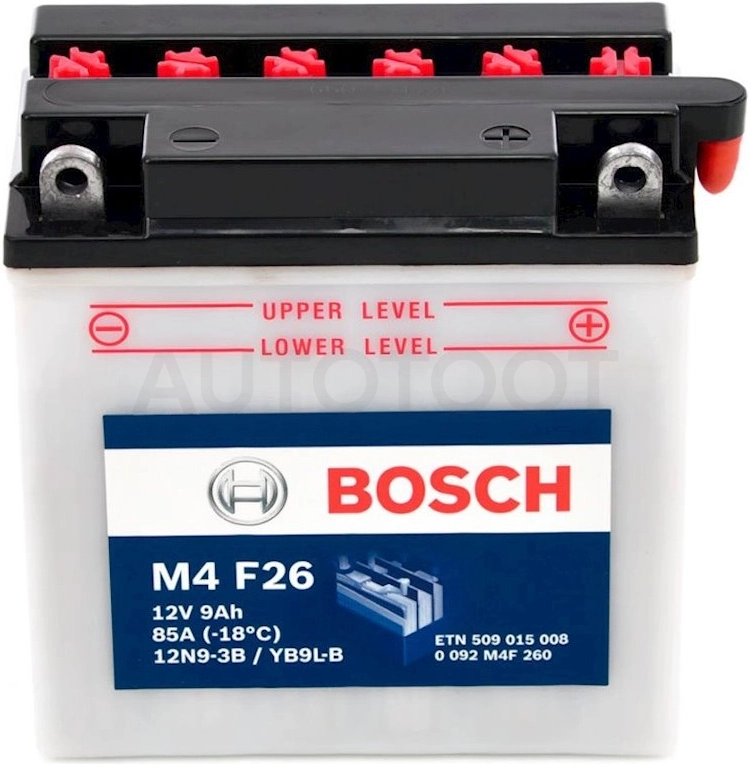 Аккумулятор BOSCH 9Ah 85A обратная полярность(-+)