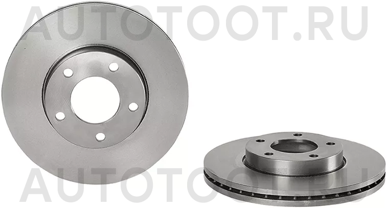 Диск тормозной (Спереди) Mazda 3 03-13 / 5 04-15 - Артикул 09946424 - Производитель Brembo - Фото, Отзывы, Цены