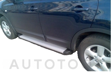 Пороги левый+правый (комплект, алюминий) -  для NISSAN QASHQAI, NISSAN DUALIS