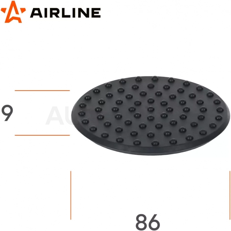 Накладка на домкрат подкатной INDUSTRY D86мм, H9мм - Артикул AJS06 - Производитель Airline - Фото, Отзывы, Цены