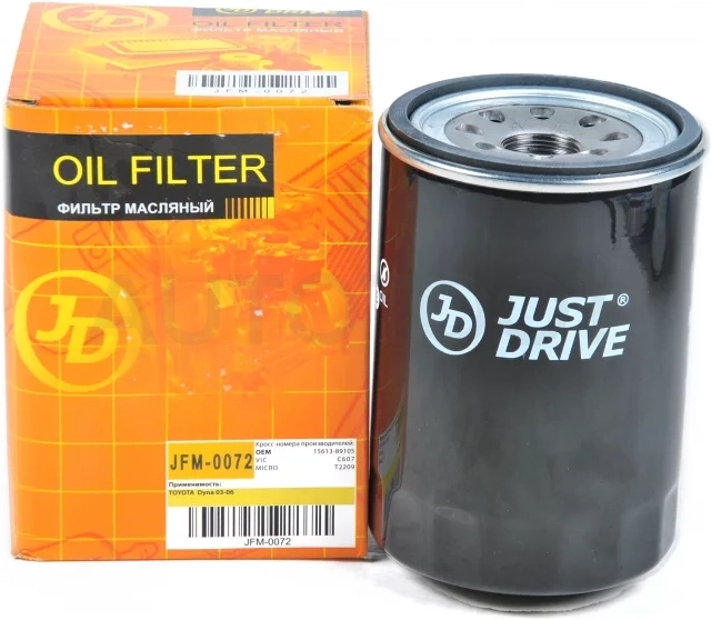 Фильтр масляный - Артикул JFM0072 - Производитель Just Drive - Фото, Отзывы, Цены