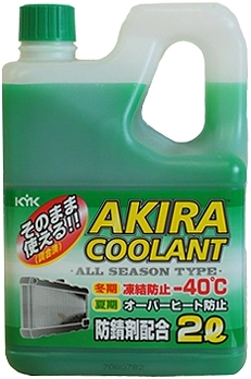 Антифриз готовый AKIRA COOLANT -40°C 2л(зеленый)