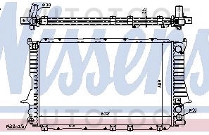 Радиатор охлаждения MT -KK0111 Free-z для AUDI 100