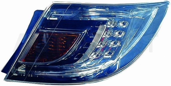 Фонарь задний правый (диодный, внутри хром, 2.5L) -2161973RUEC Depo для MAZDA 6 (ATENZA)