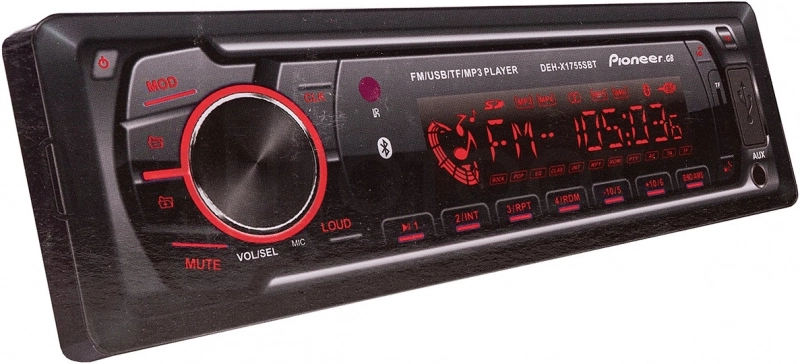 Pioneer Автомагнитола Pioneer.GB DEN-X1755SBT c Bluetooth - Артикул DENX1755SBT - Производитель TechWit - Фото, Отзывы, Цены