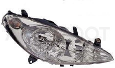 Фара правая (под корректор) -5501128RLDEMF Depo для PEUGEOT 307