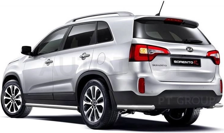 KIA Sorento 2014-2020 Защита заднего бампера угловая Ø63мм (НПС) - Артикул 06020301 - Производитель PT Group - Фото, Отзывы, Цены
