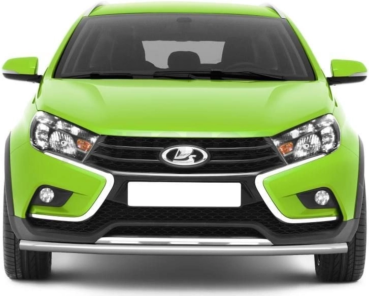 LADA Vesta SW Cross 2017- Защита переднего бампера одинарная Ø51мм (НПС) - Артикул LSC220202 - Производитель PT Group - Фото, Отзывы, Цены