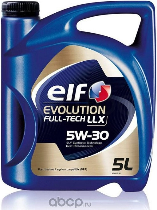 5W-30 Масло моторное синтетическое "Evolution Full-Tech LLX 5W-30", 5л