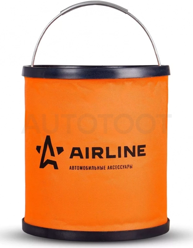 Ведро-трансформер компактное оранжевое 11л - Артикул ABO02 - Производитель Airline - Фото, Отзывы, Цены