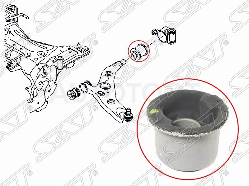 Сайлентблок переднего нижнего рычага задний -STKR1134460 Sat для MAZDA 3 (AXELA), MAZDA 6 (ATENZA)