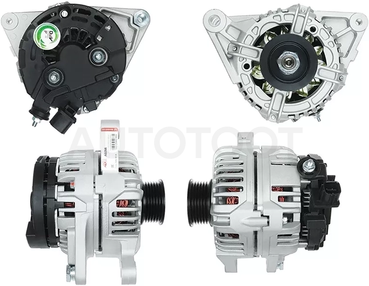 Генератор TOYOTA AVENSIS/ALLION/CALDINA/PREMIO/COROLLA/FIELDER 1.6/1.8 01-09 1/4ZZFE 12V 80A(4 контакта)