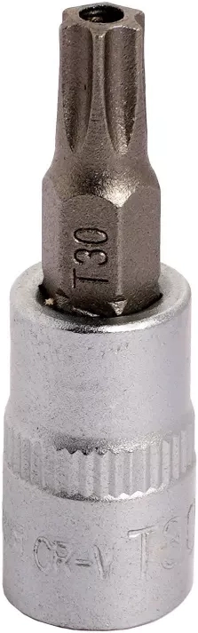 Головка 1/4" со вставкой TORX с отверстием TX30, L=38мм