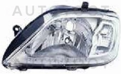 Фара левая (внутри хром) -21511C2LLDE Depo для RENAULT LOGAN