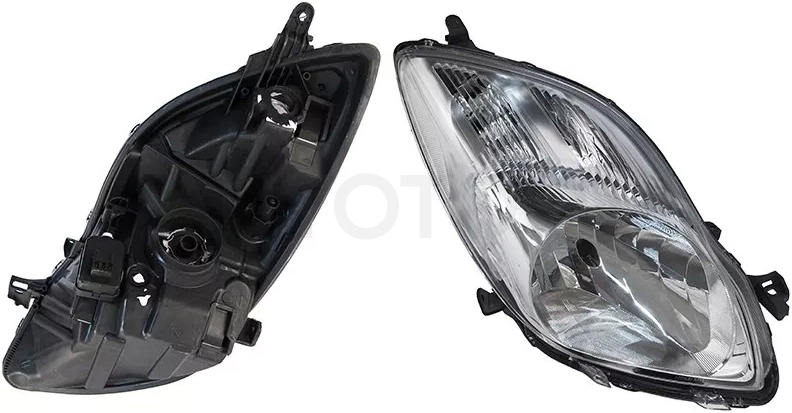 Фара Toyota Vitz 07-10 / Yaris 08-13 (Справа/ С электрокорректором/ 3/5D HBK)