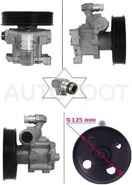 Насос ГУР MERCEDES E-CLASS/GL/CLASS/M-CLASS 3,2/3,5/5,0/5,5
