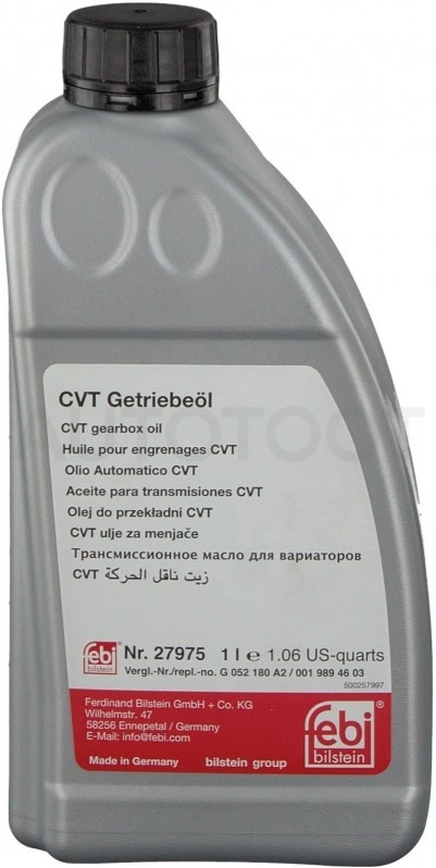 ATF Масло трансмиссионное ATF VW AUDI АКПП для вариаторов 1л FEBI 27975