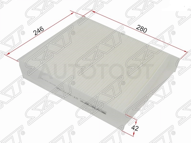Фильтр салонный -ST9171756 Sat для VOLVO S60, VOLVO S80, VOLVO V70, VOLVO XC70, VOLVO XC90