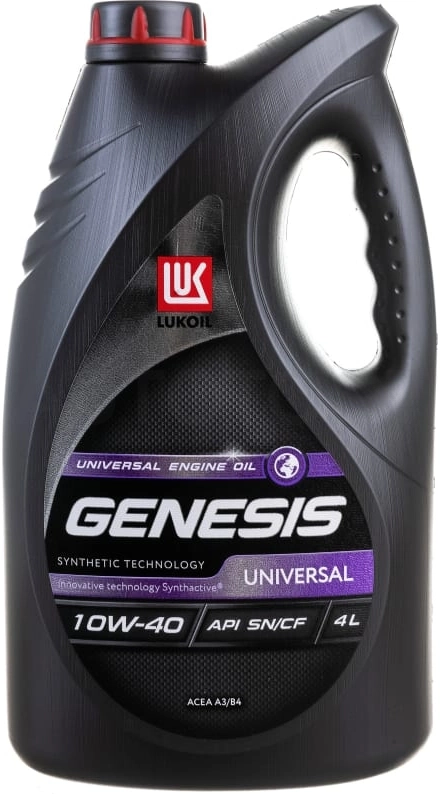 Масло моторное полусинтетическое ЛУКОЙЛ GENESIS UNIVERSAL 0W-40 4л - Артикул 3148646 - Производитель Лукойл - Фото, Отзывы, Цены